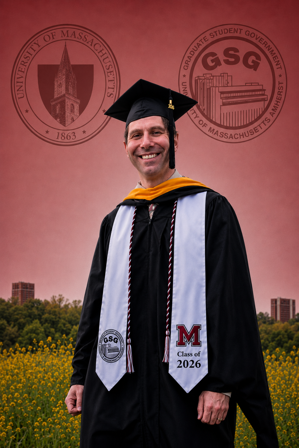Graduation portrait celebrating the completion of my MSCS